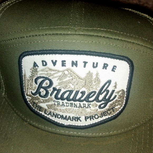 The Landmark Project Adventure Bravely Stitched Patch 7-Panel Snapback Hat - Picture 2 of 8